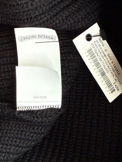 Chrome Hearts Black Bait & Tackle Cashmere Cardigan