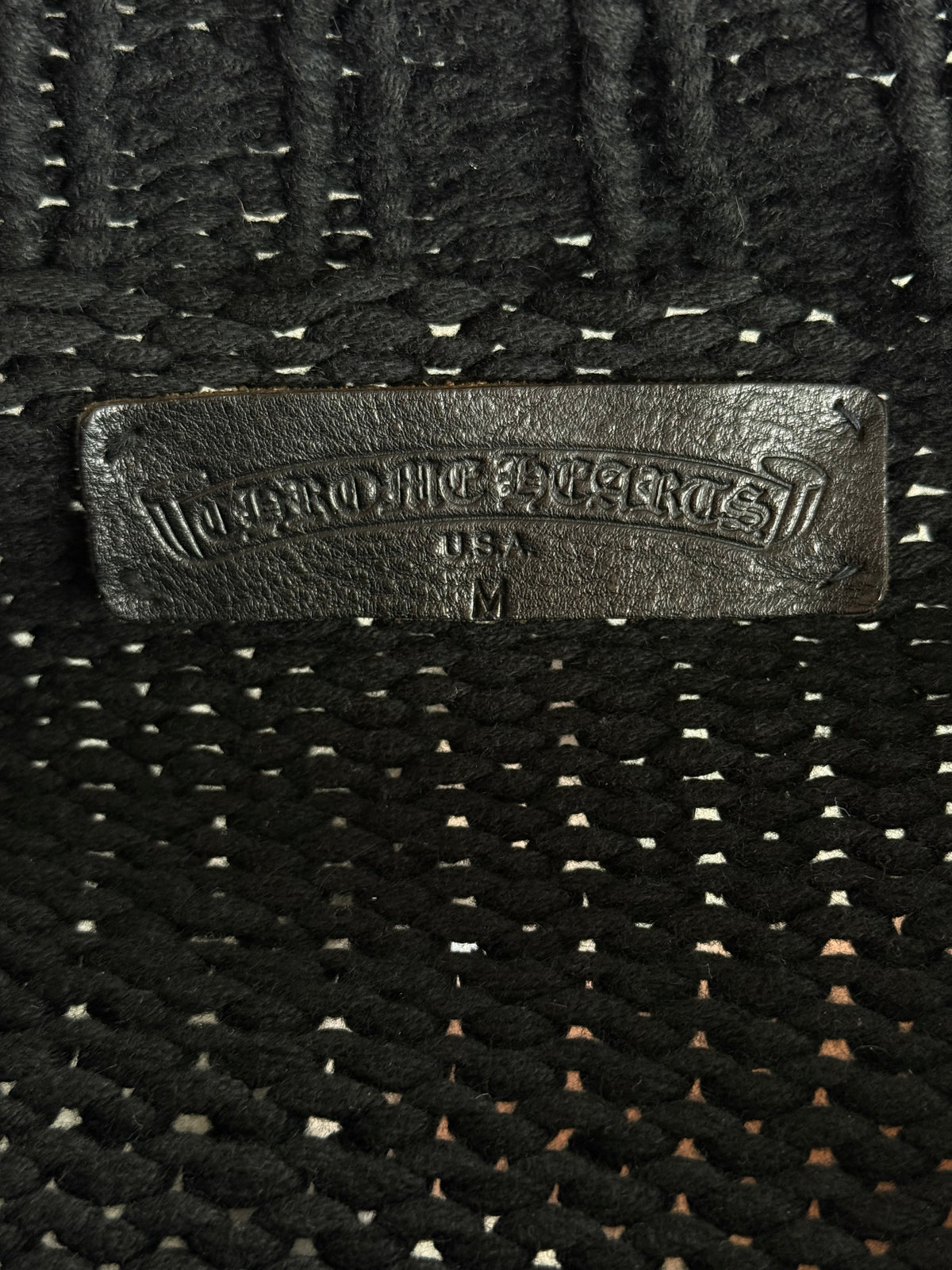 Chrome Hearts Black Bait & Tackle Cashmere Cardigan
