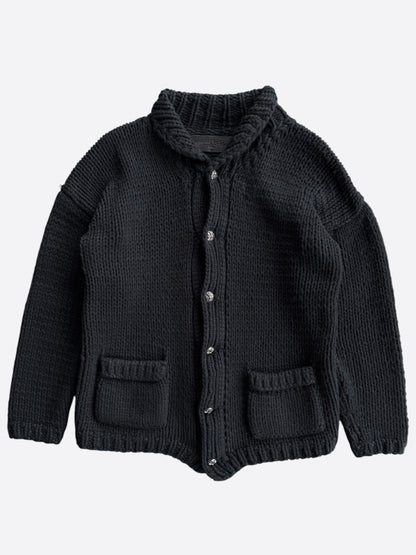 Chrome Hearts Black Bait & Tackle Cashmere Cardigan