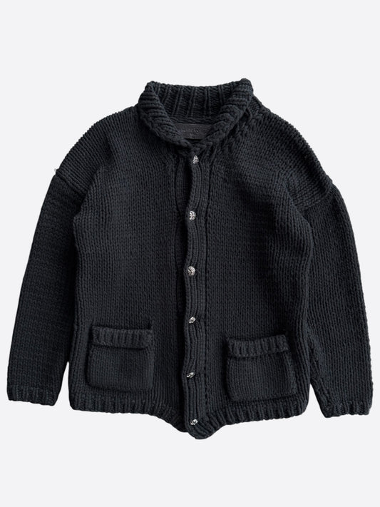 Chrome Hearts Black Bait & Tackle Cashmere Cardigan