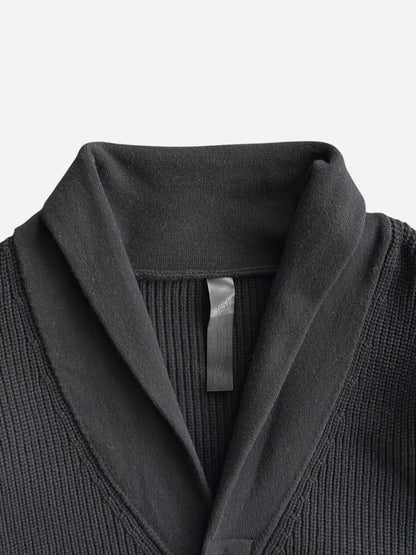 Chrome Hearts Black Triple Cross Patch Cashmere Cardigan