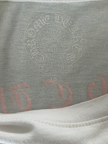 Chrome Hearts White & Red Made In Hollywood T-Shirt