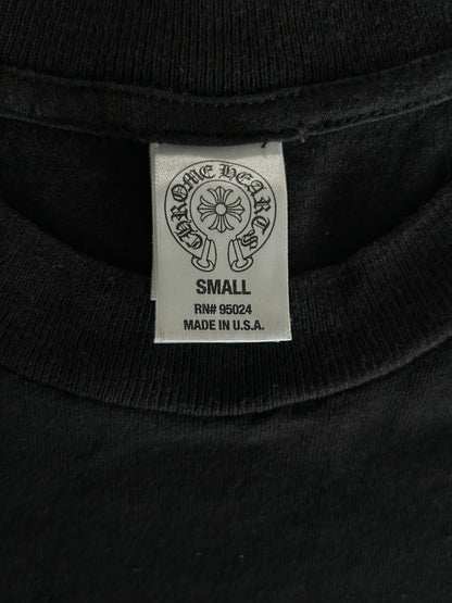 Chrome Hearts Black & White Los Angeles Cross Logo T-Shirt