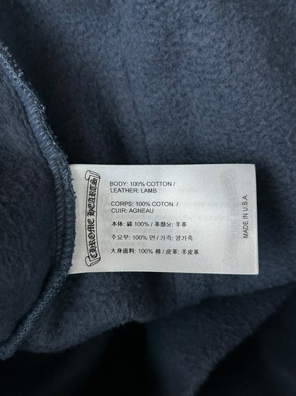 Chrome Hearts Drake Blue & Yellow Certified Chrome Cross Patch Sweatpants