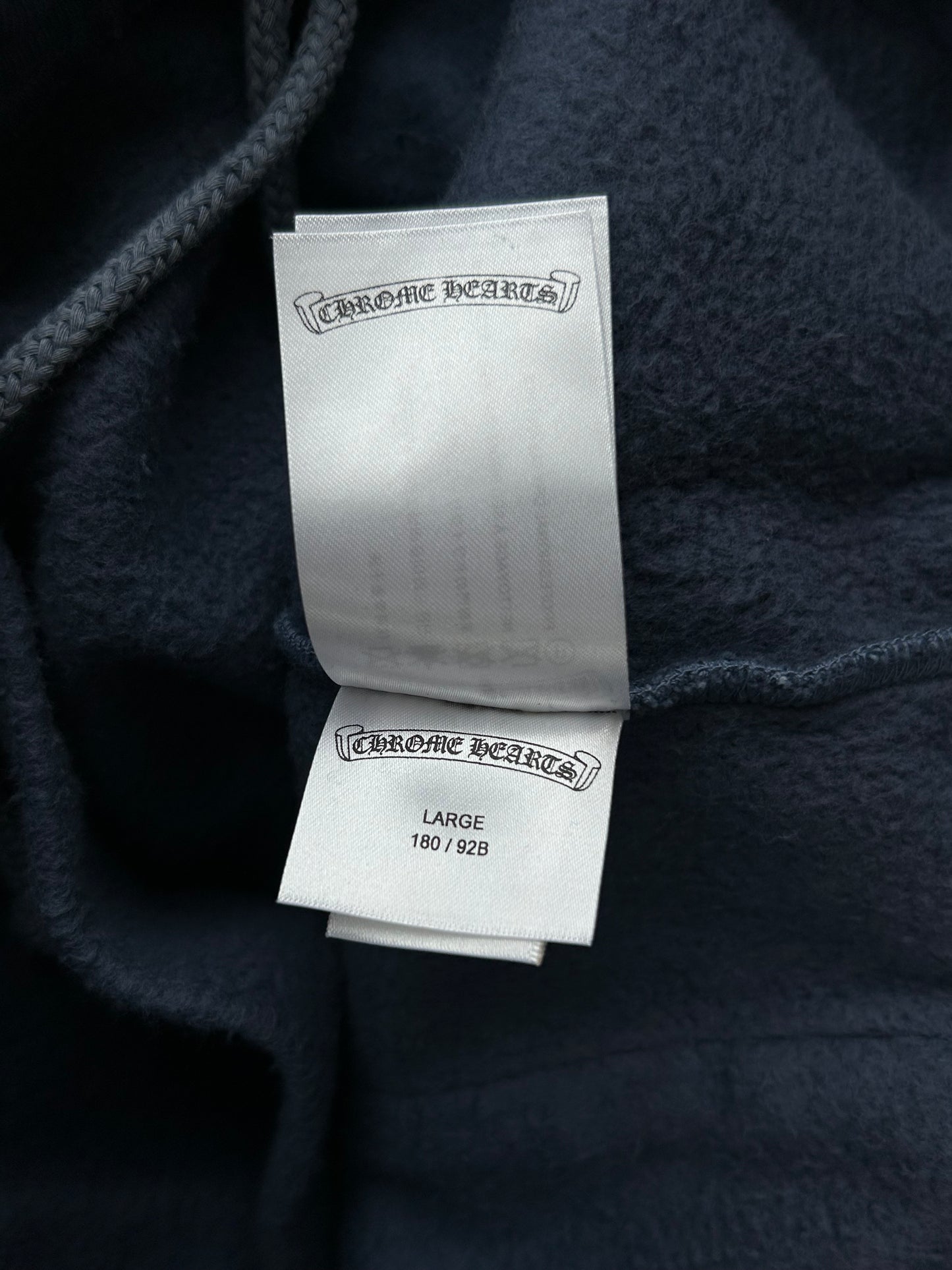 Chrome Hearts Drake Blue & Yellow Certified Chrome Cross Patch Sweatpants