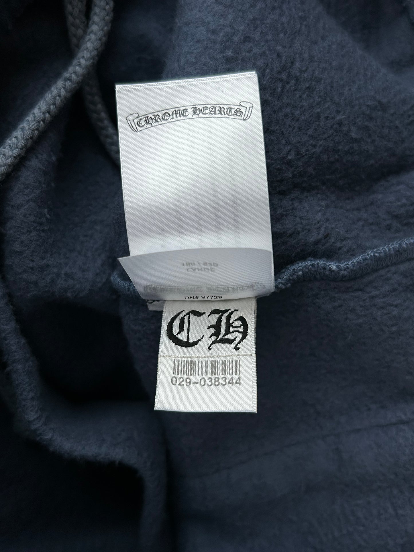 Chrome Hearts Drake Blue & Yellow Certified Chrome Cross Patch Sweatpants