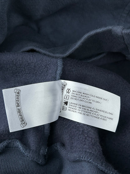 Chrome Hearts Drake Blue Certified Cross Logo Hoodie