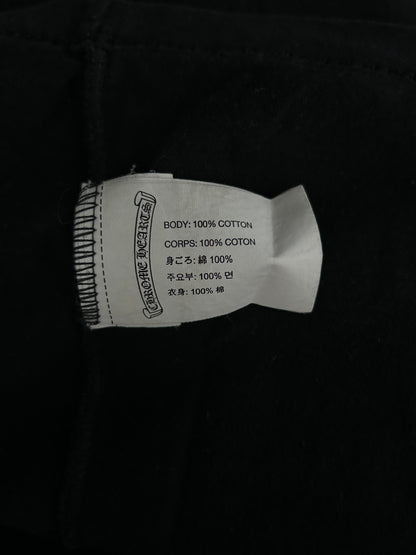 Chrome Hearts Black & White Los Angeles Horseshoe Logo T-Shirt