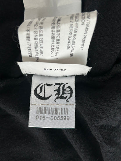 Chrome Hearts Black & White Los Angeles Horseshoe Logo T-Shirt
