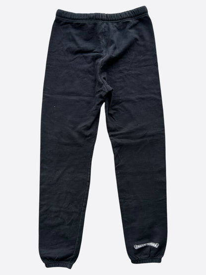 Chrome Hearts Black & Red Cemetery Horseshoe Logo Sweatpants