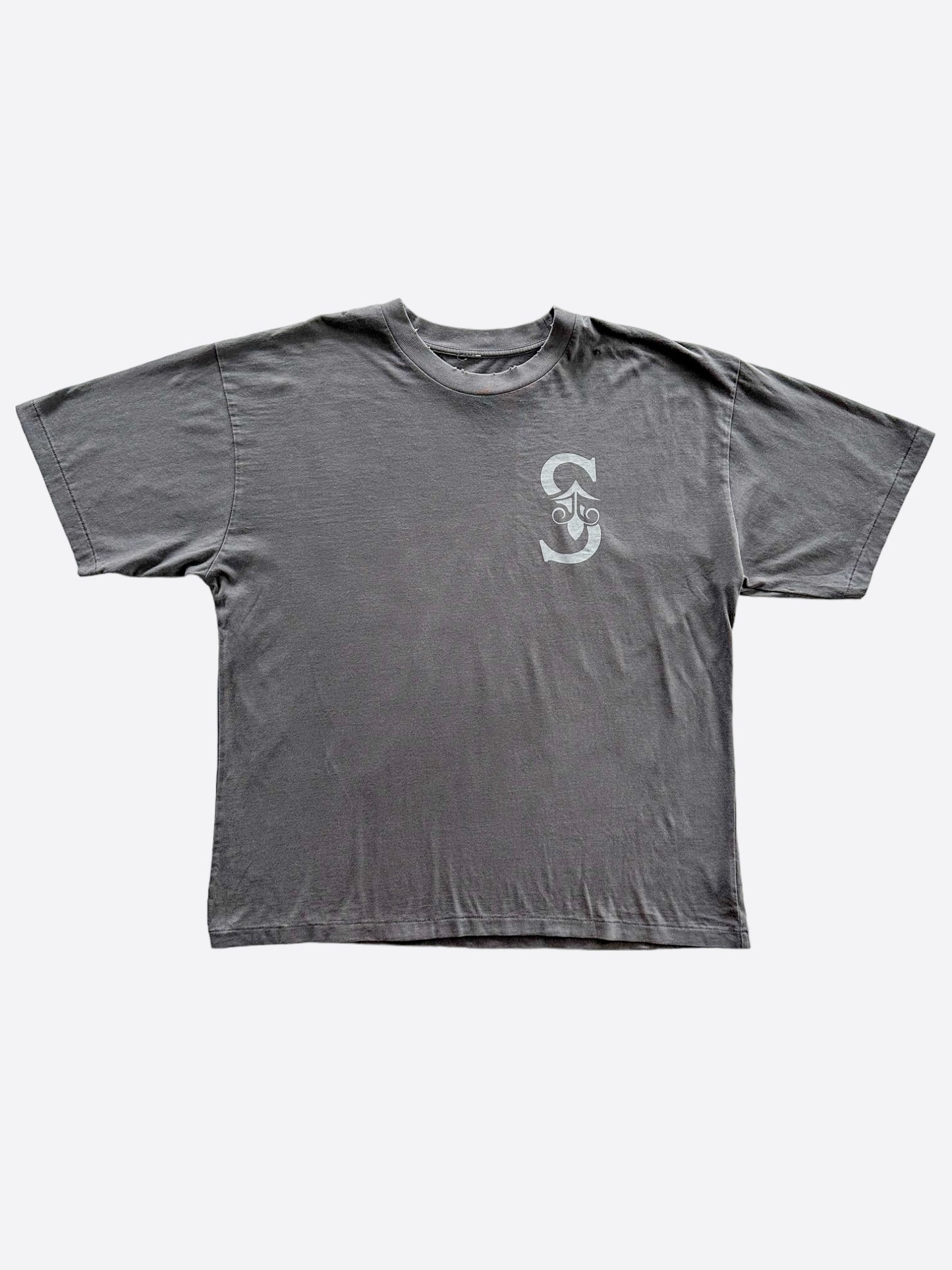 Savonches Grey Tonal S Logo T-Shirt