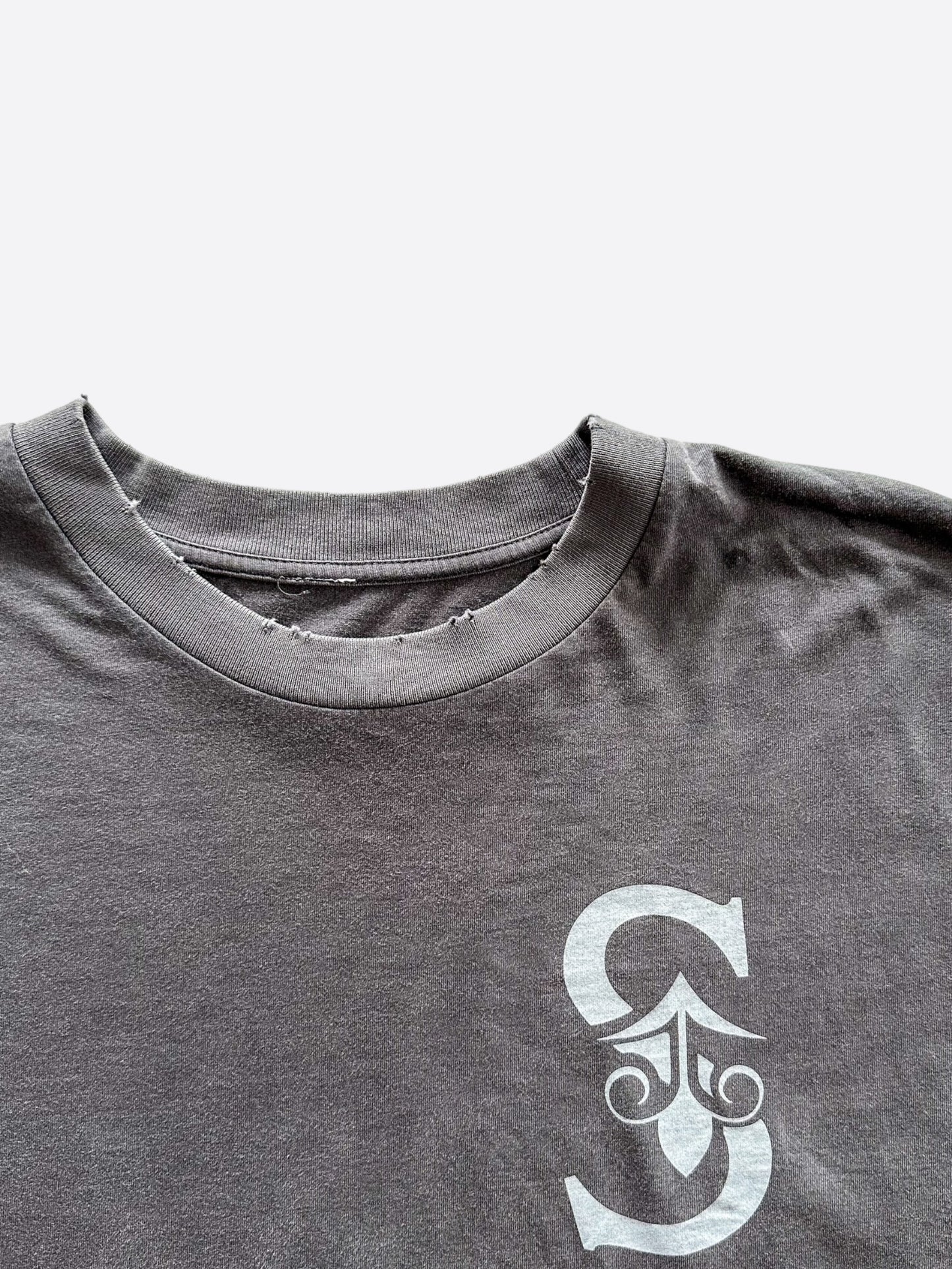 Savonches Grey Tonal S Logo T-Shirt