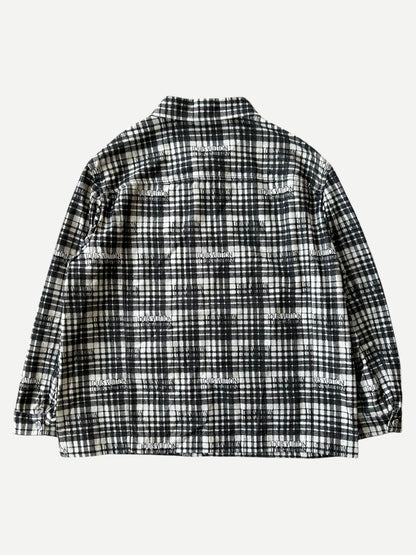 Louis Vuitton Black & White Plaid Flannel Jacket