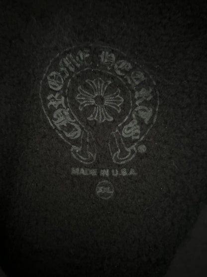 Chrome Hearts Black & Silver Online Exclusive Horseshoe Logo Hoodie