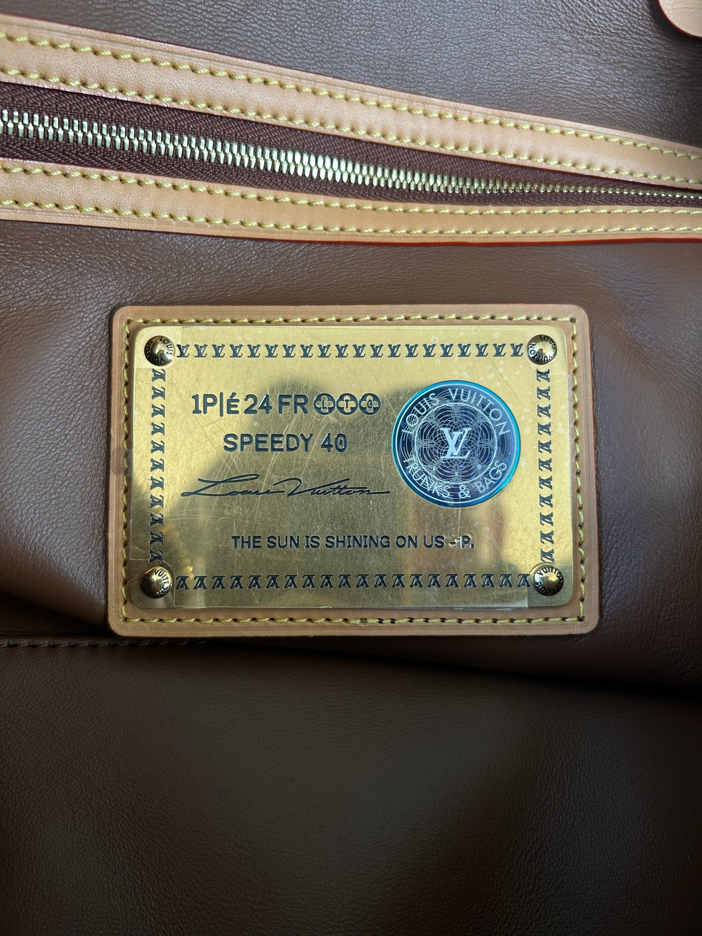 Louis Vuitton Brown Monogram P9 Speedy 40