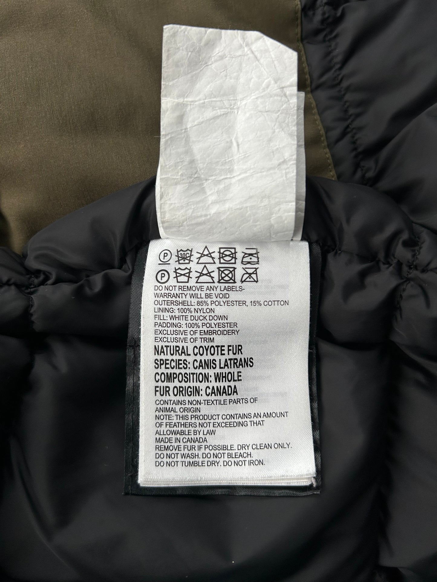 Canada Goose Military Green Victoria Women's Jacket