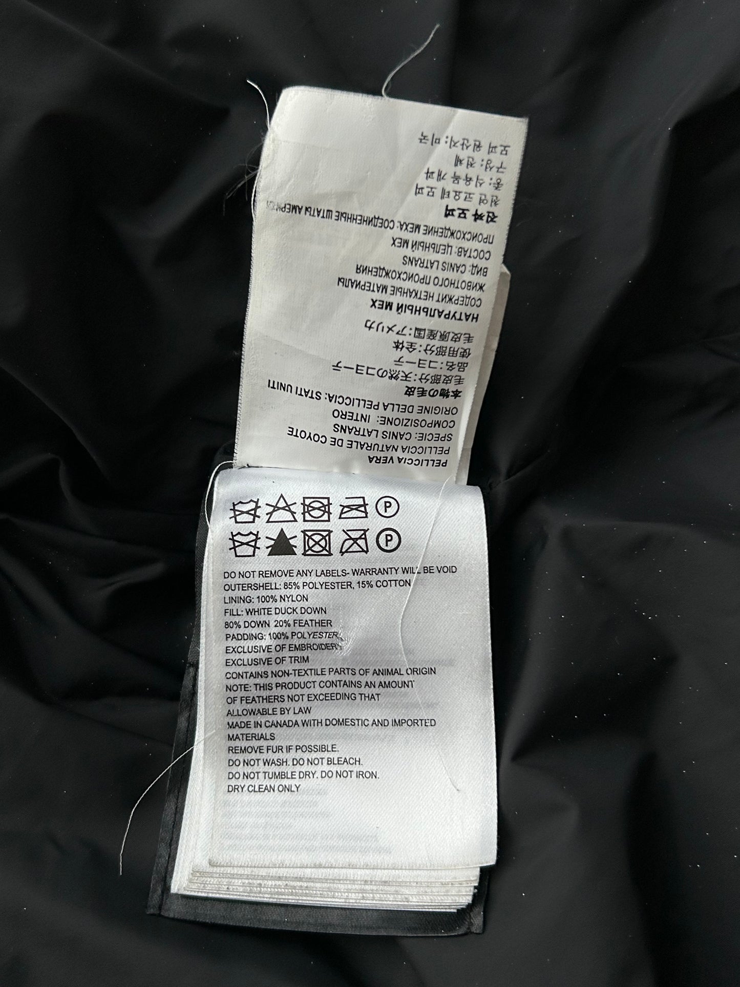 Canada Goose Black Wyndham Men's Jacket
