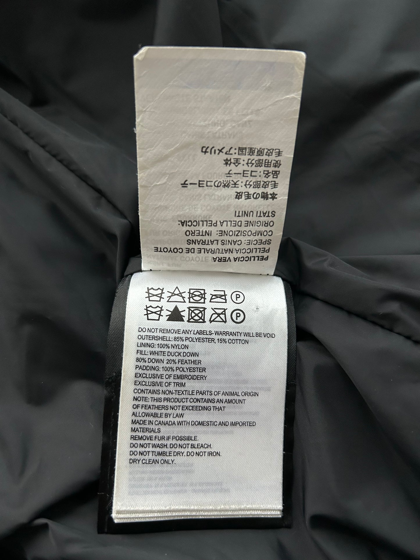 Canada Goose Black Carson Men's Jacket