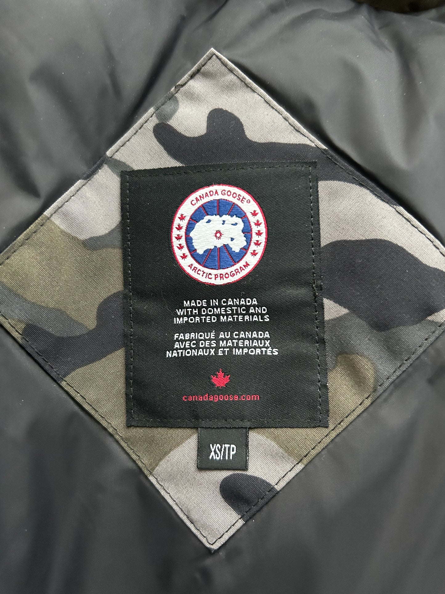 Canada Goose Green Camo Chelsea Women's Jacket