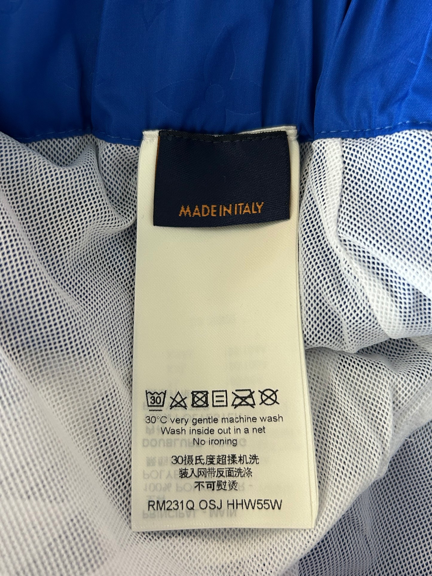 Louis Vuitton Blue Monogram Swim Shorts