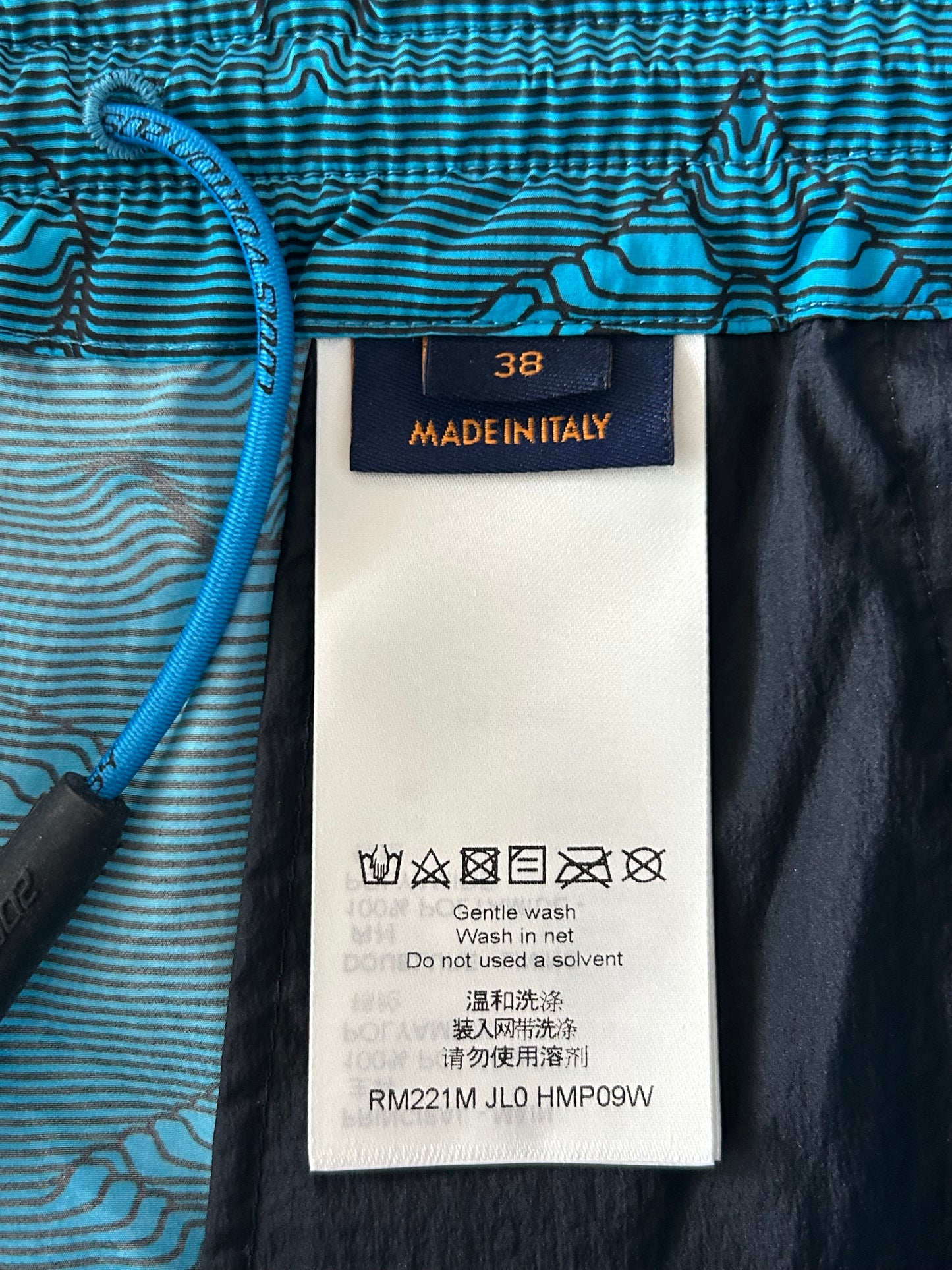 Louis Vuitton Blue 2054 Monogram Cargo Pants