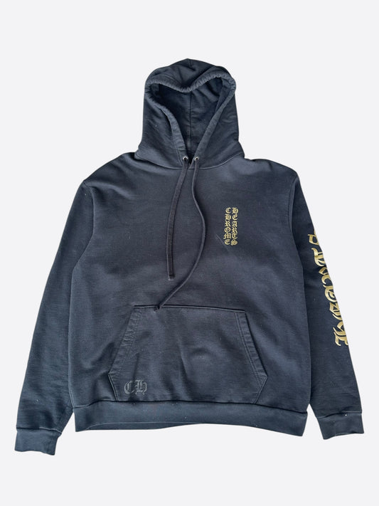 Chrome Hearts Black & Olive Script Logo Hoodie