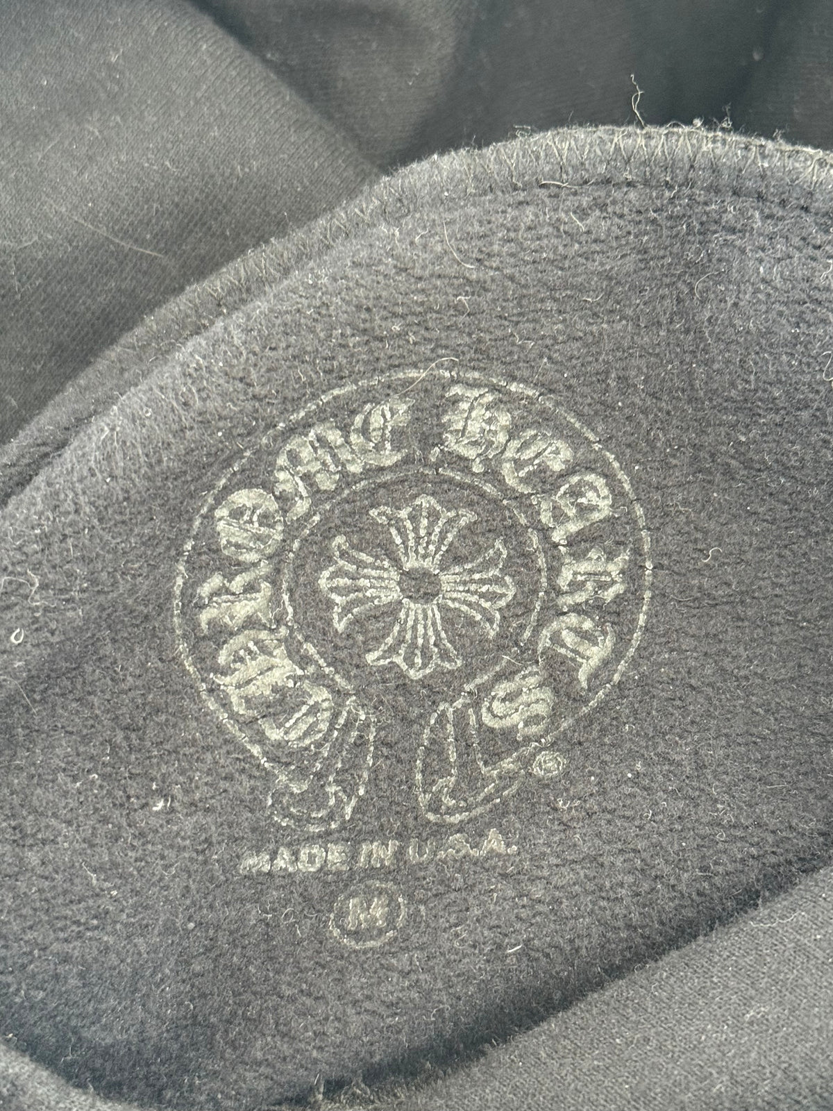 Chrome Hearts Black & Olive Script Logo Hoodie