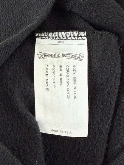 Chrome Hearts Black & Olive Script Logo Hoodie