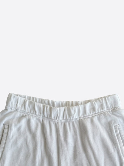Chrome Hearts White & Black Embroidered Eyechart Logo Shorts