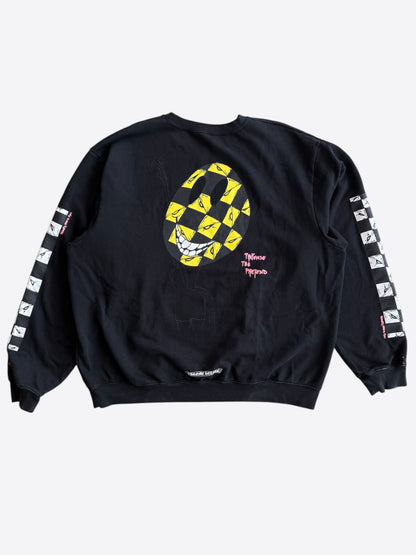 Chrome Hearts Matty Boy Black & Yellow 99 Eyes Sweater