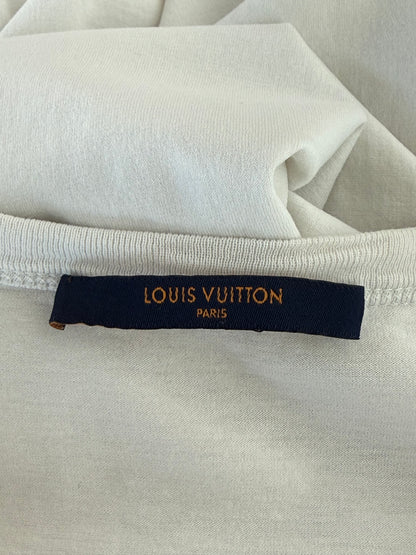 Louis Vuitton White Peace & Love T-Shirt