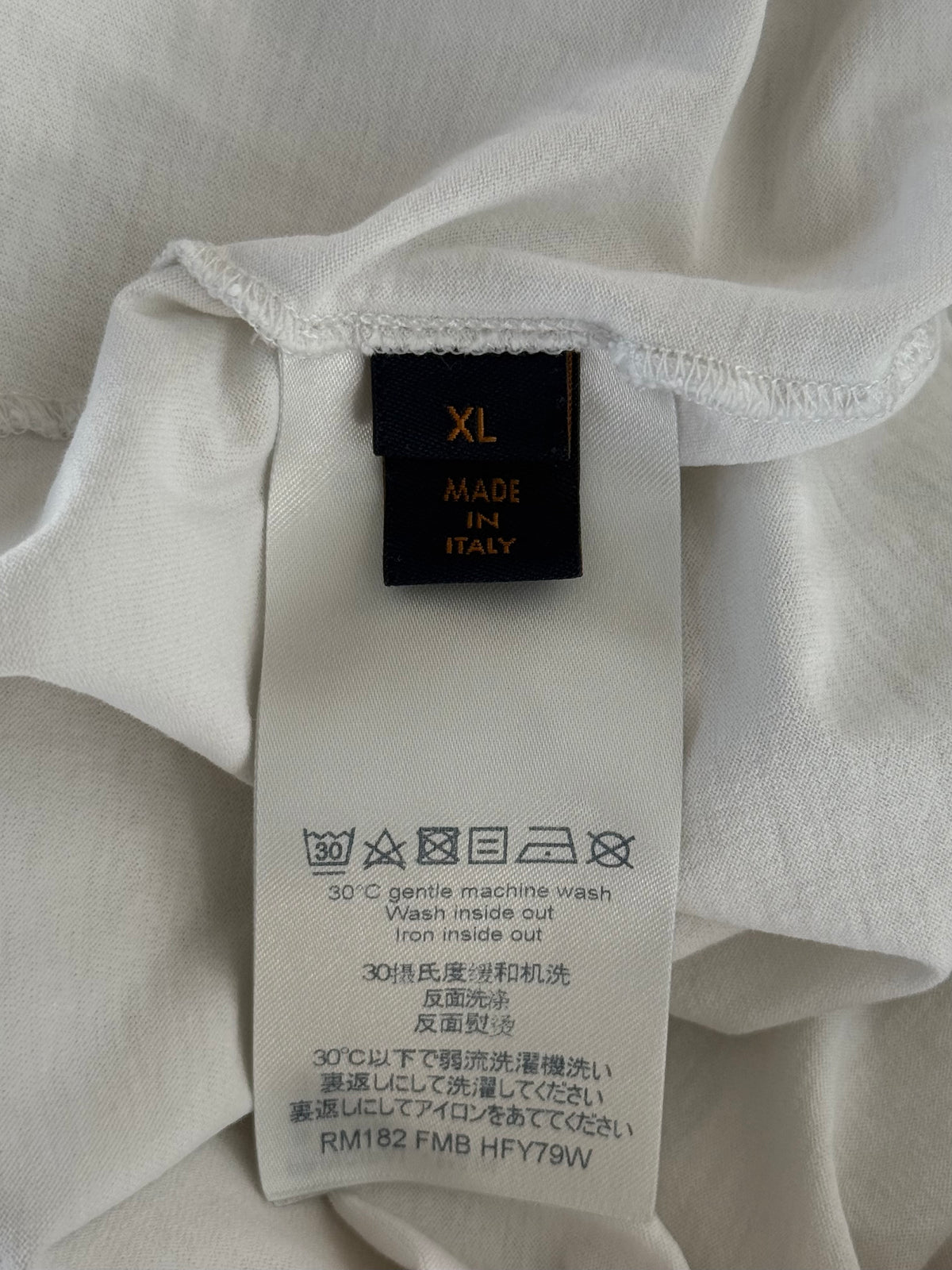 Louis Vuitton White Peace & Love T-Shirt