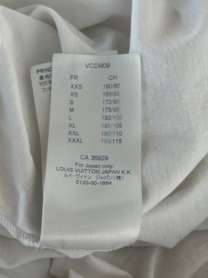 Louis Vuitton White Peace & Love T-Shirt