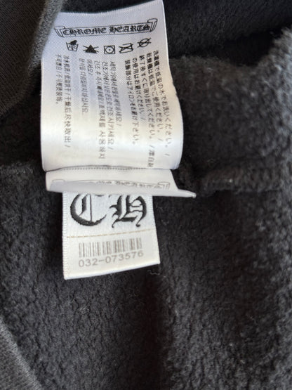 Chrome Hearts Black & White Neck Logo Sweater