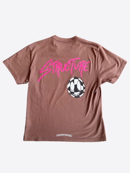 Chrome Hearts Matty Boy Brown Structure T-Shirt