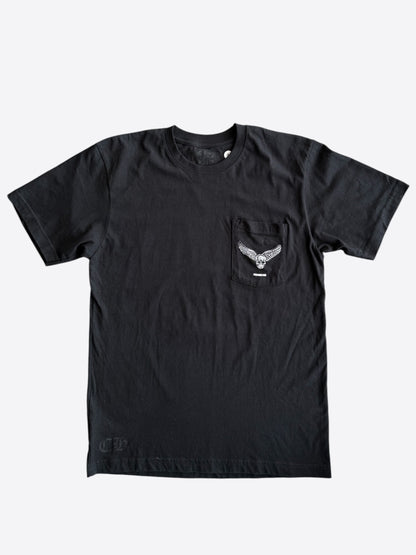 Chrome Hearts Yungblud Black & White Foti Cross Logo T-Shirt