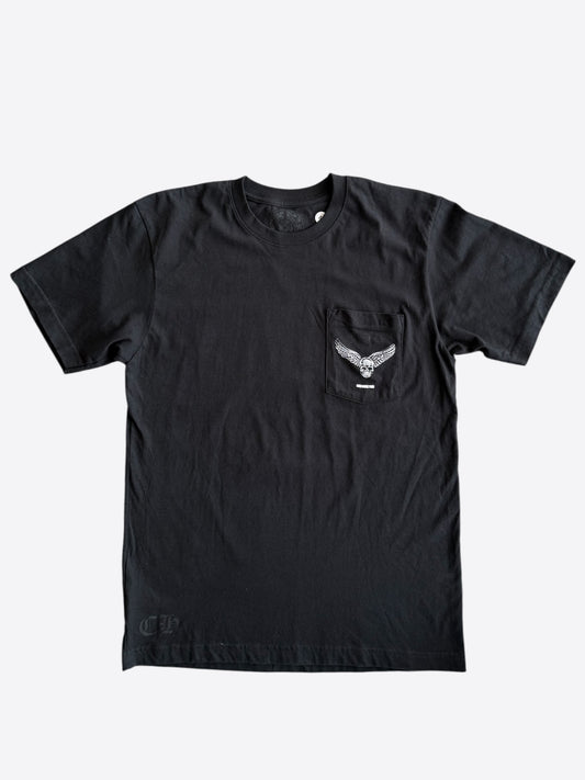 Chrome Hearts Yungblud Black & White Foti Cross Logo T-Shirt