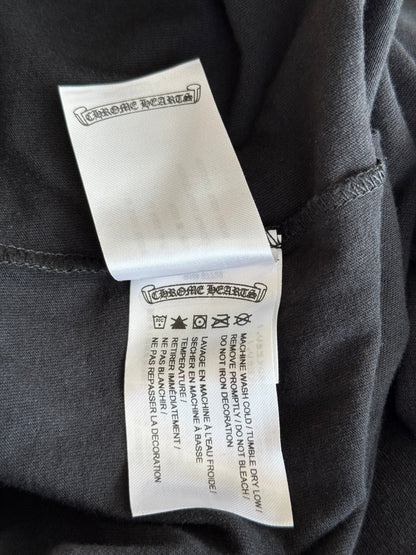 Chrome Hearts Yungblud Black & White Foti Cross Logo T-Shirt