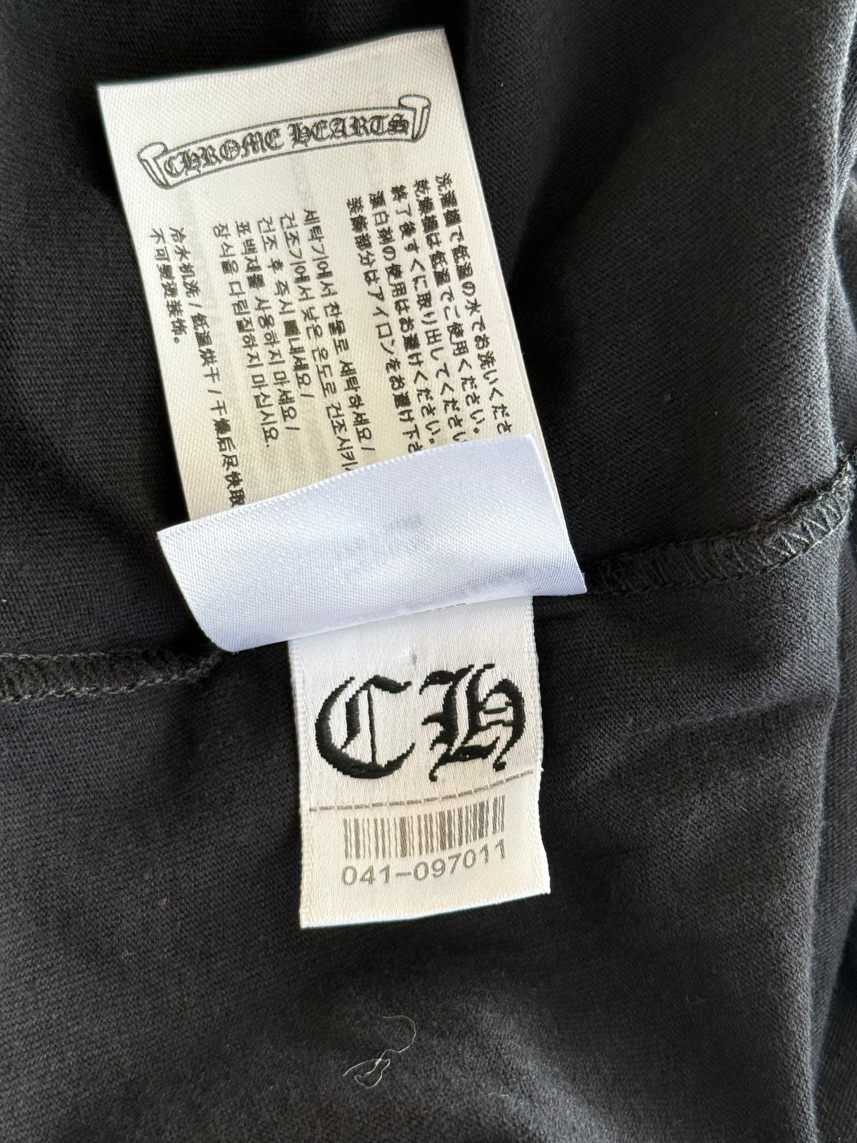 Chrome Hearts Yungblud Black & White Foti Cross Logo T-Shirt