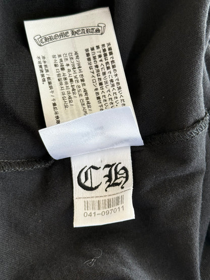 Chrome Hearts Yungblud Black & White Foti Cross Logo T-Shirt