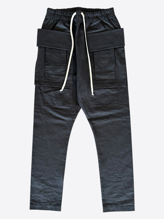 Rick Owens Black Creatch Cargo Pants