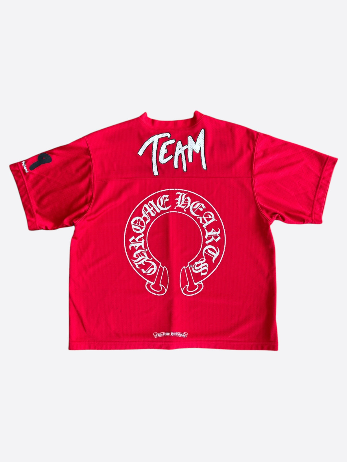 Chrome Hearts Matty Boy Red Form Mesh Jersey T-Shirt