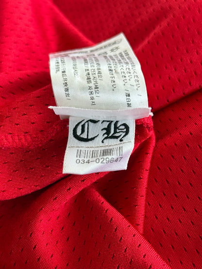 Chrome Hearts Matty Boy Red Form Mesh Jersey T-Shirt