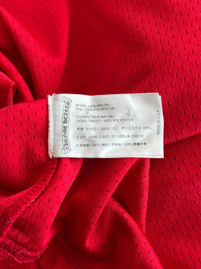 Chrome Hearts Matty Boy Red Form Mesh Jersey T-Shirt