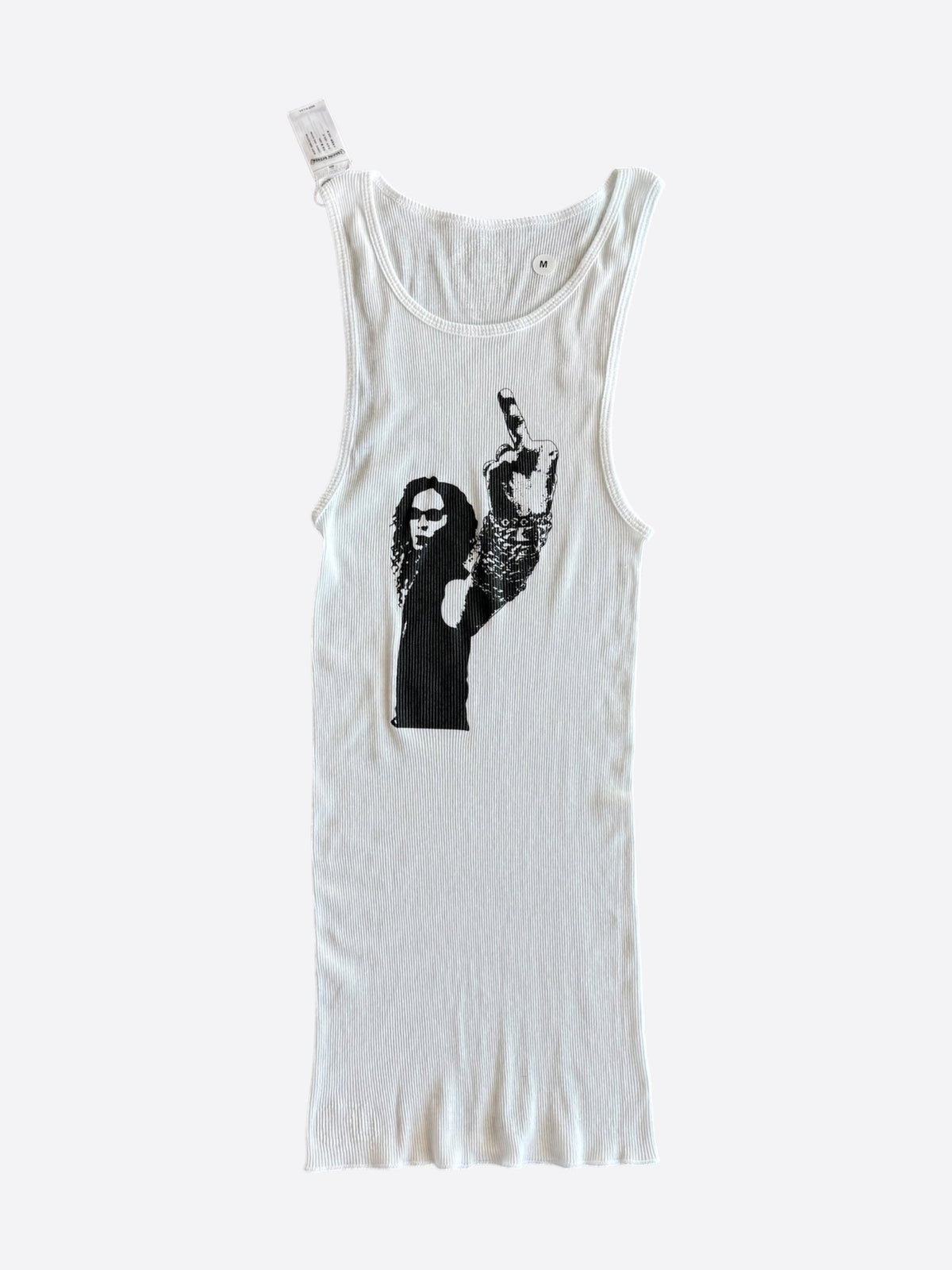 Chrome Hearts White & Black Richard Stark Graphic Tank Top
