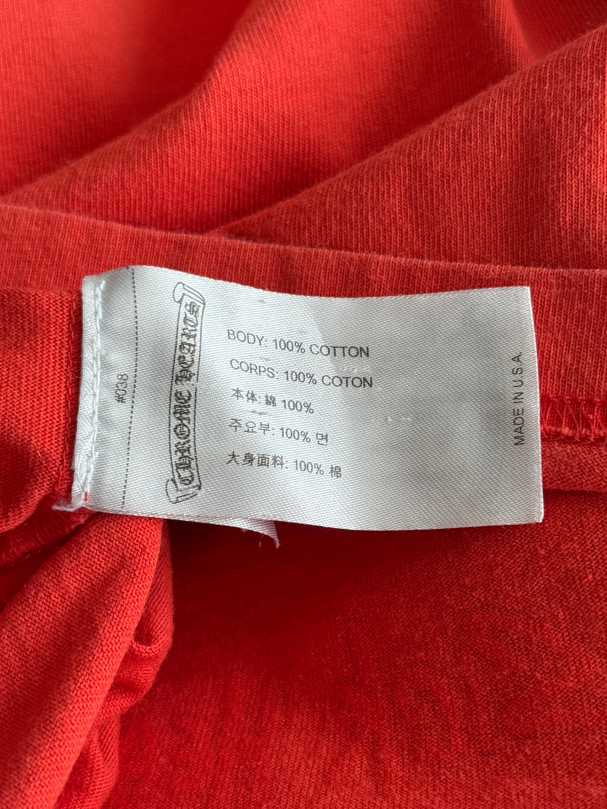 Chrome Hearts Matty Boy Red Spark T-Shirt