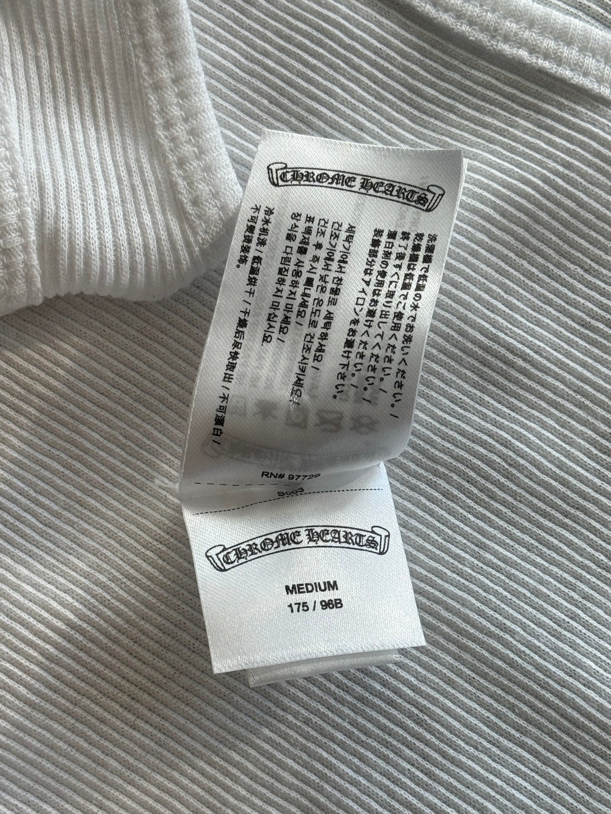 Chrome Hearts White & Black Richard Stark Graphic Tank Top
