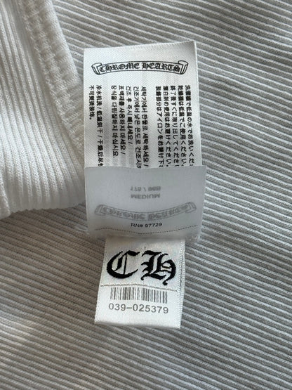 Chrome Hearts White & Black Richard Stark Graphic Tank Top