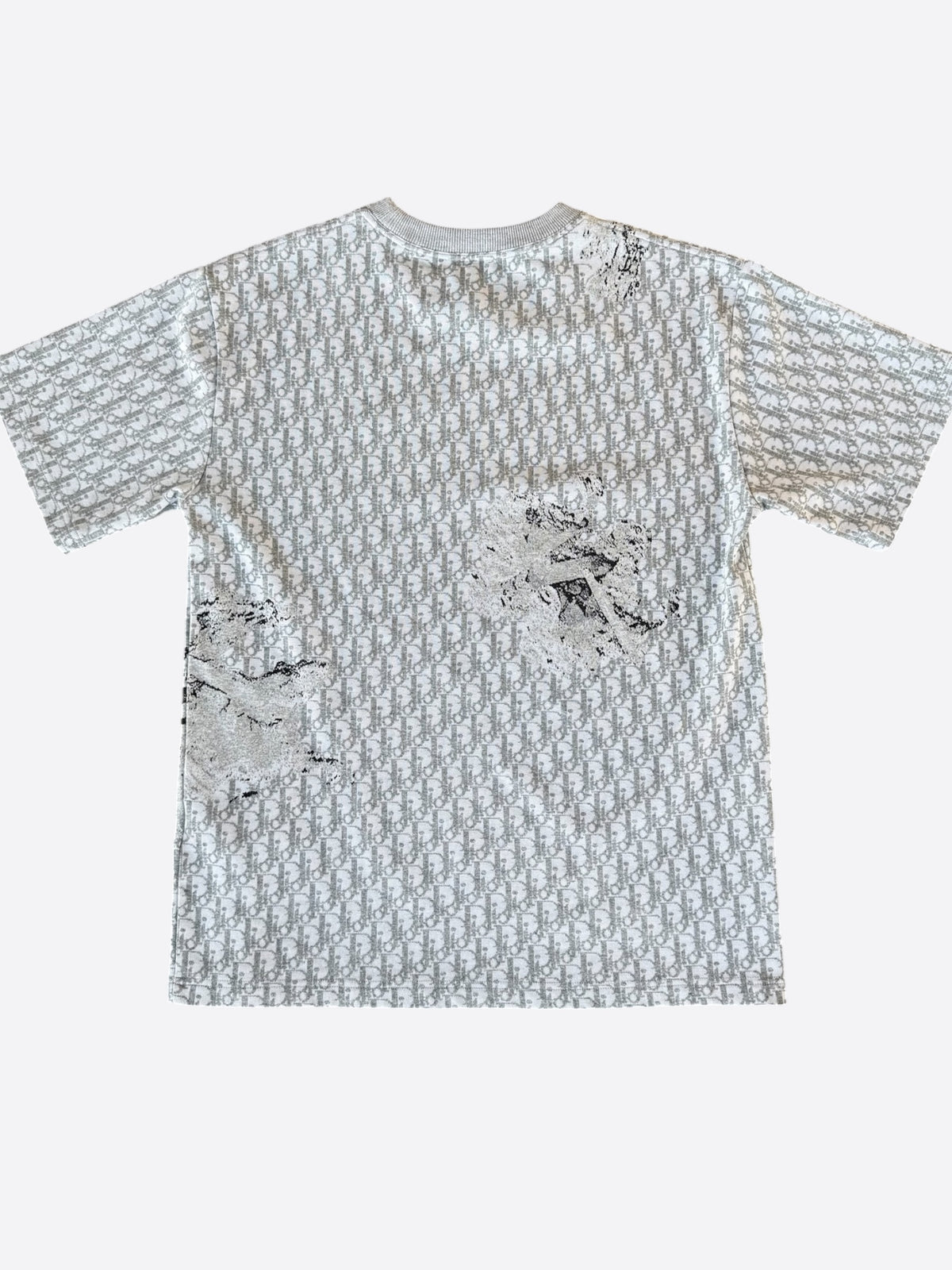 Dior Daniel Arsham Grey Oblique T-Shirt
