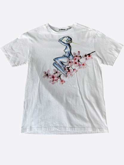 Dior Sorayama White Robot Lady T-Shirt